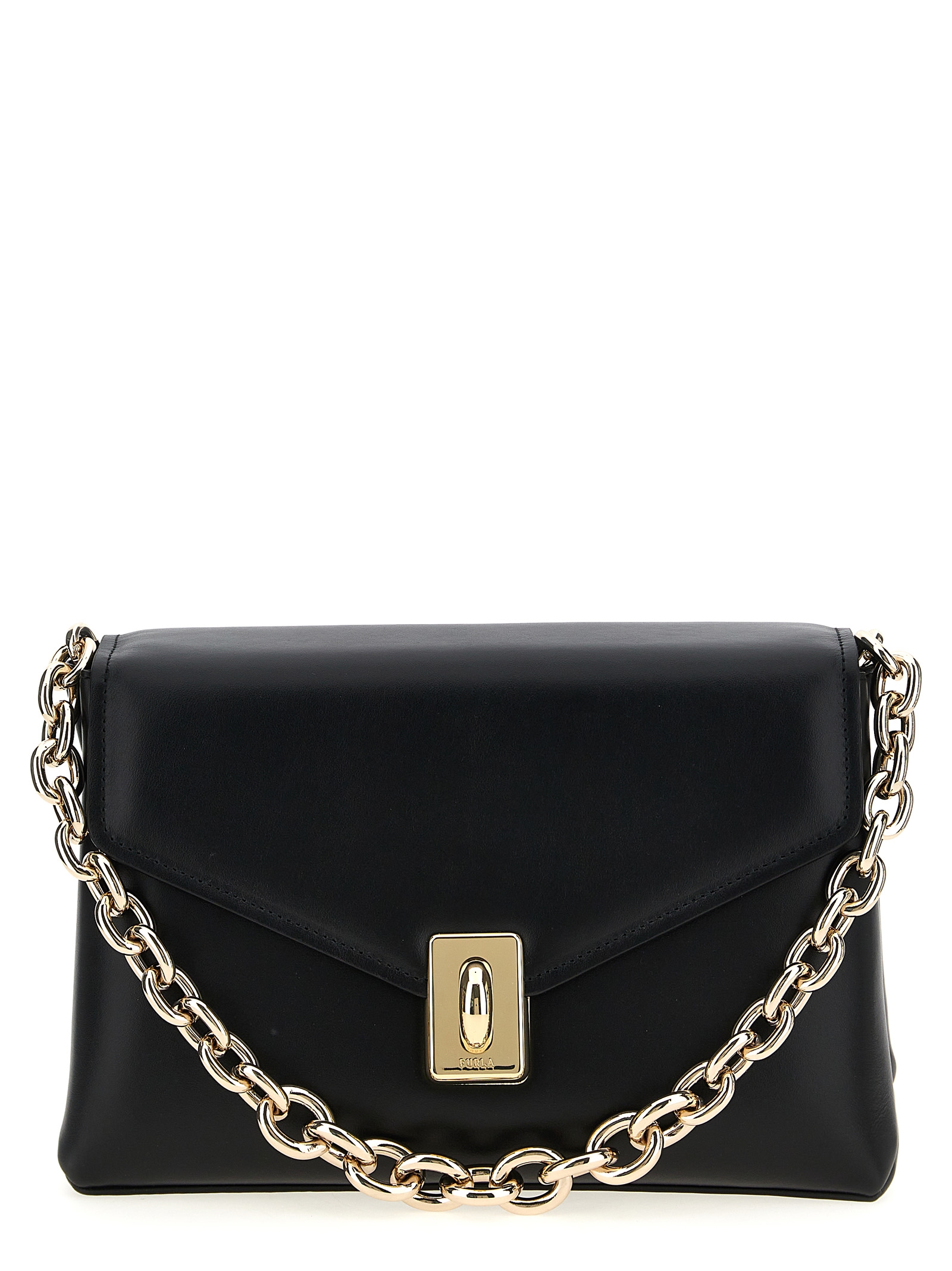 Furla Black Leather Shoulder Bag Furla Black Leather Shoulder Bag