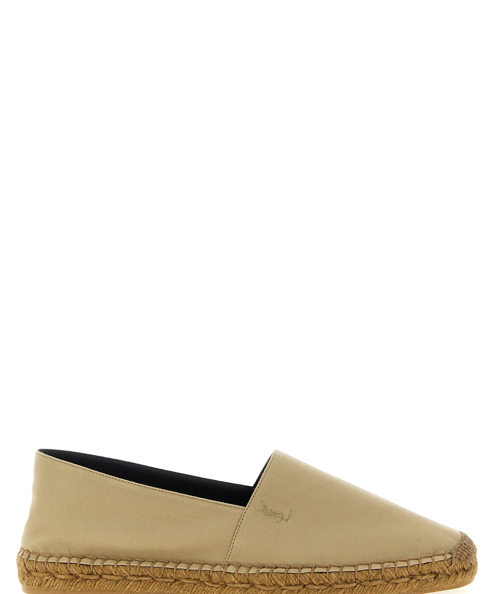 Saint Laurent Beige Cotton Espadrilles