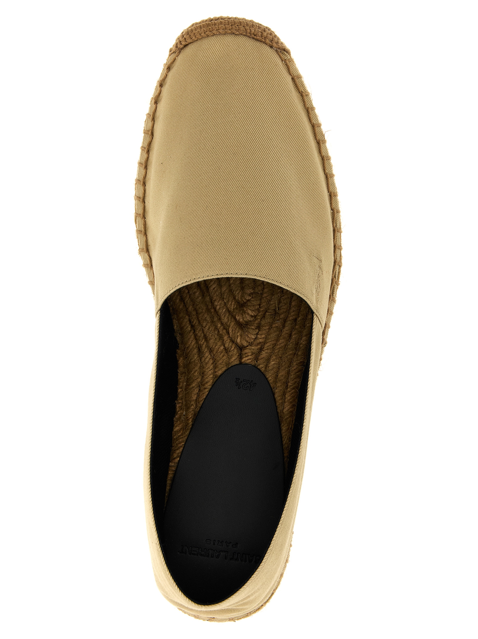 Saint Laurent bėžinės medvilninės espadrilės Saint Laurent bėžinės medvilninės espadrilės - Image 4