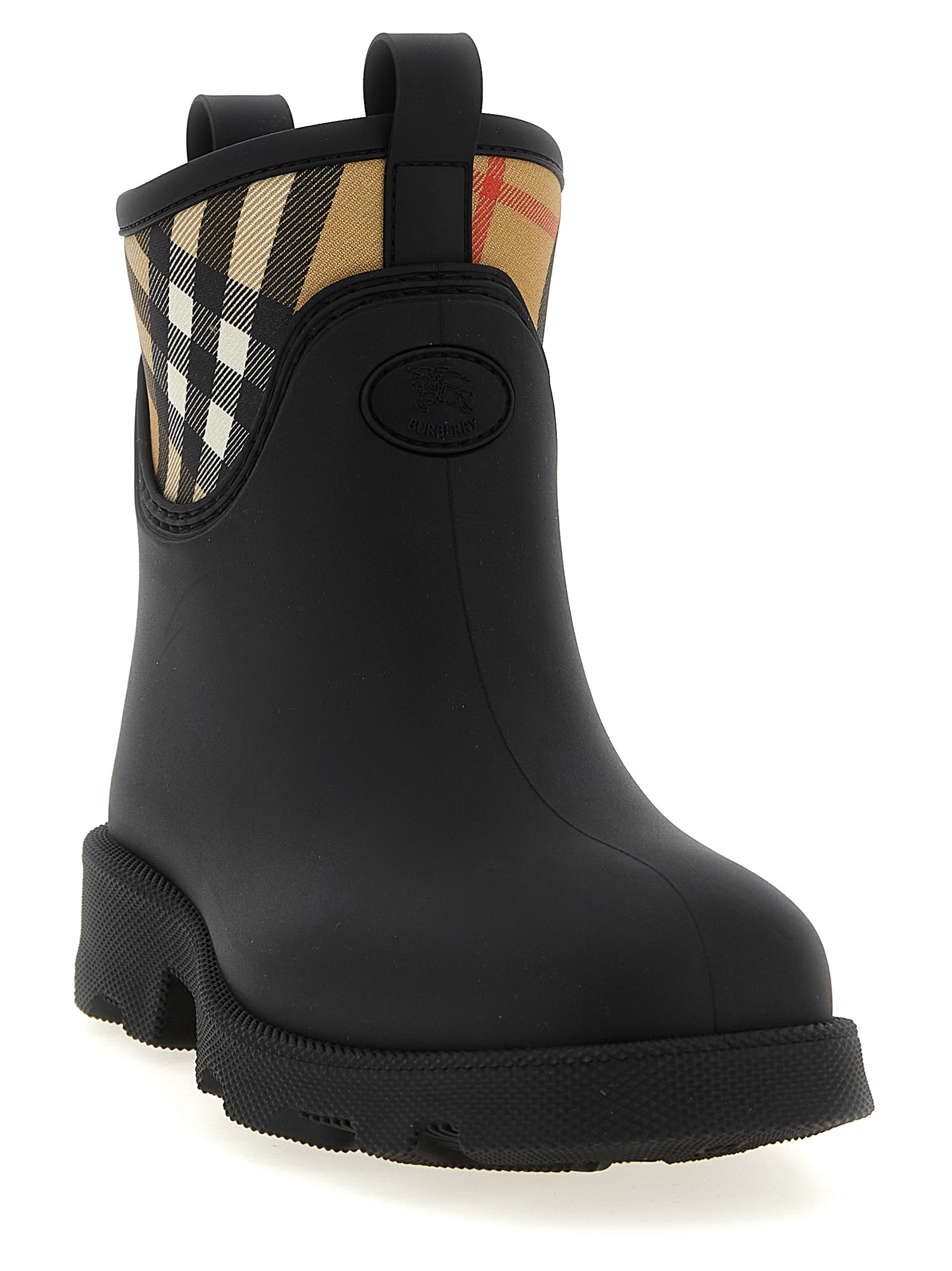 Burberry Black Rubber Ankle Boots Burberry Black Rubber Ankle Boots - Image 2