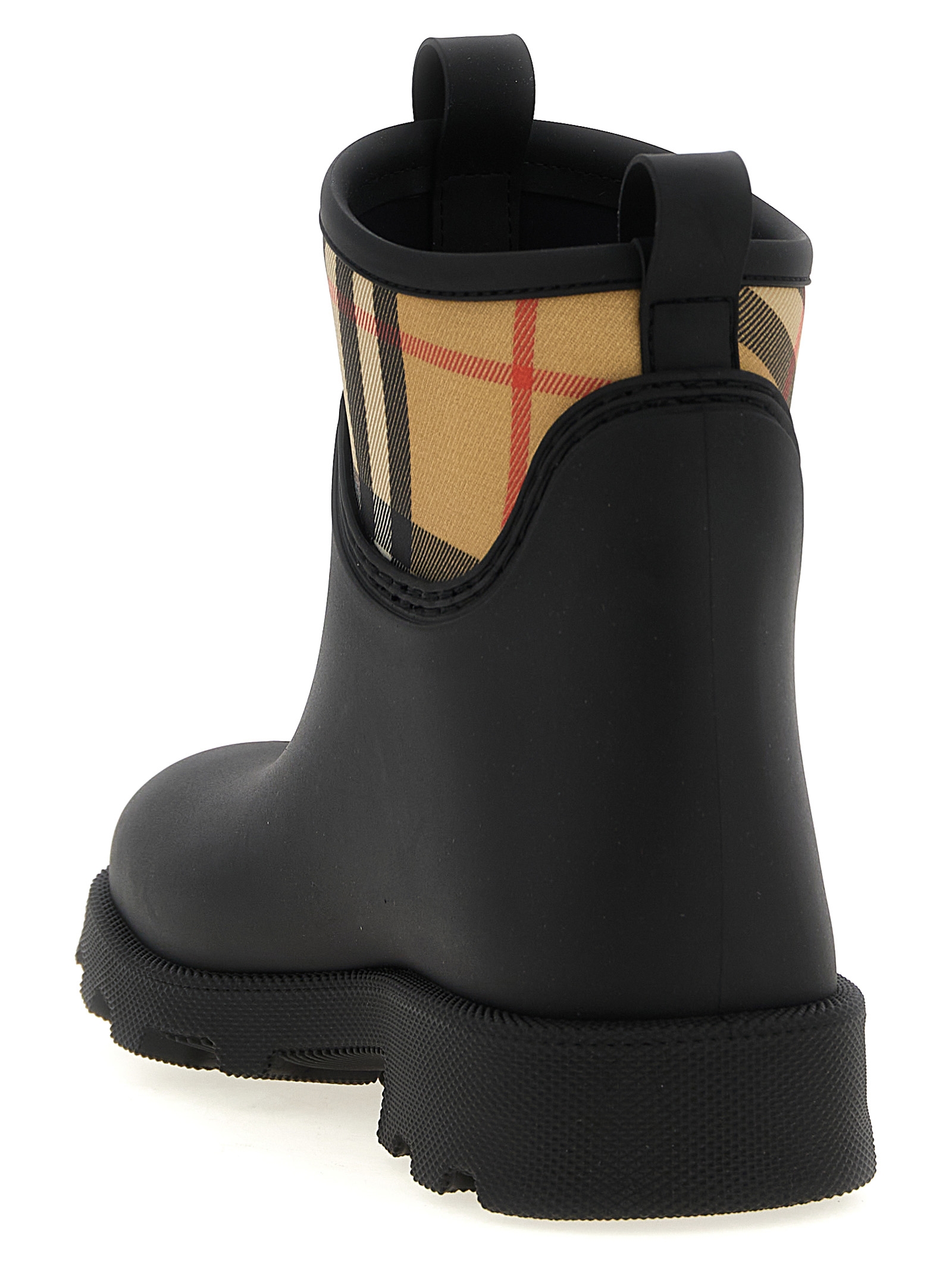 Burberry Black Rubber Ankle Boots Burberry Black Rubber Ankle Boots - Image 3
