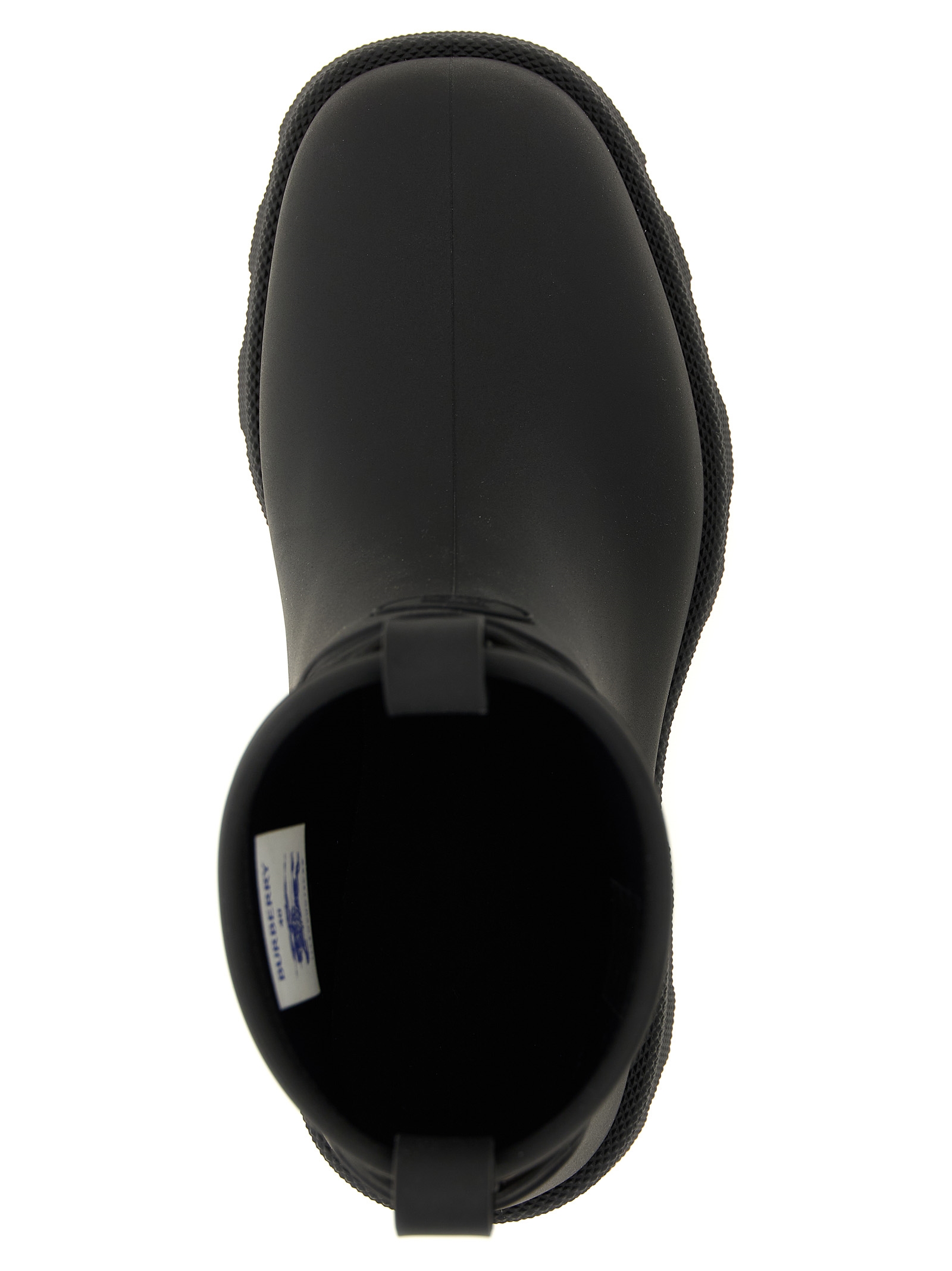 Burberry Black Rubber Ankle Boots Burberry Black Rubber Ankle Boots - Image 4