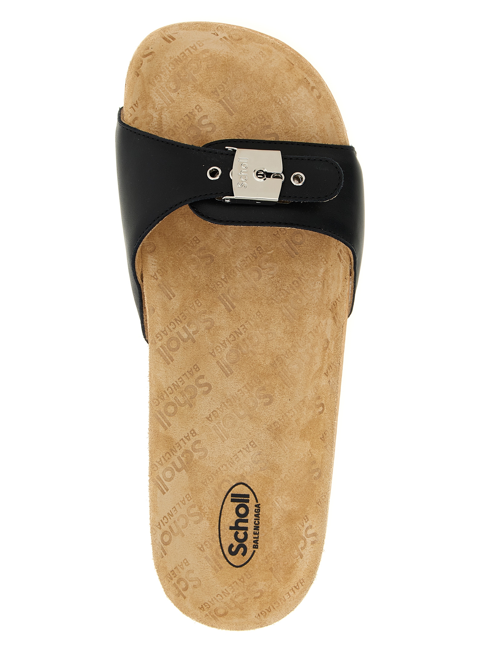 Balenciaga Black Calfskin Slides Balenciaga Black Calfskin Slides - Image 4