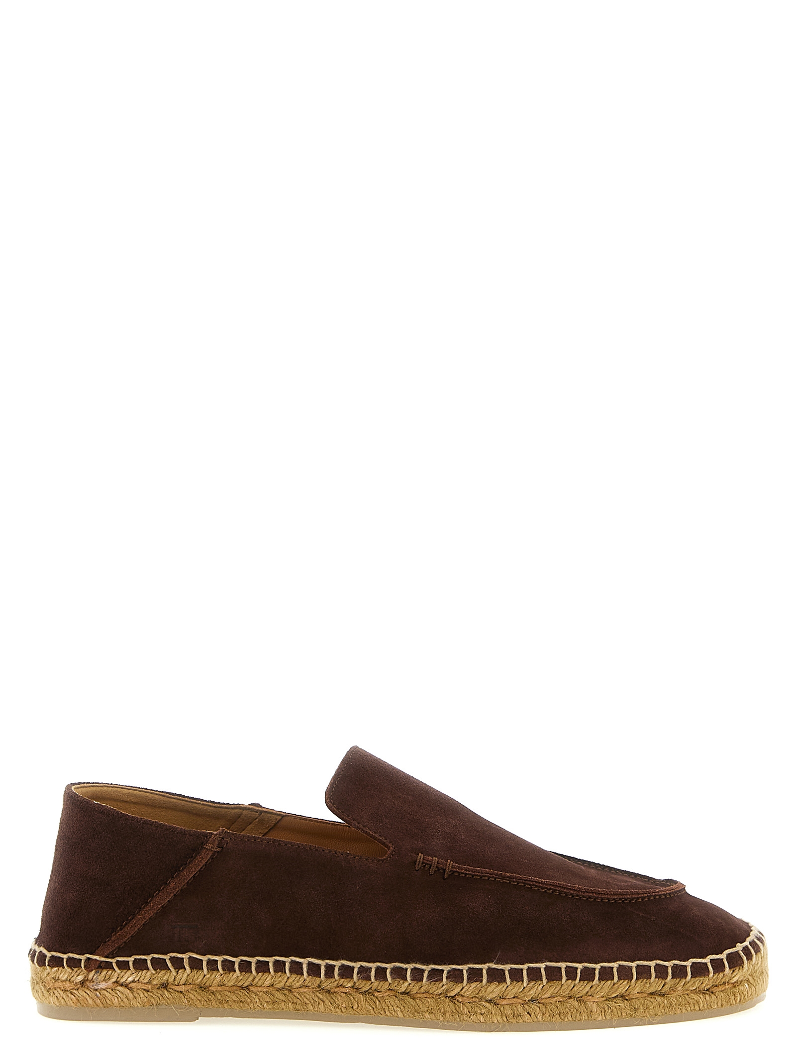Tom Ford Brown Calfskin Espadrilles Tom Ford Brown Calfskin Espadrilles