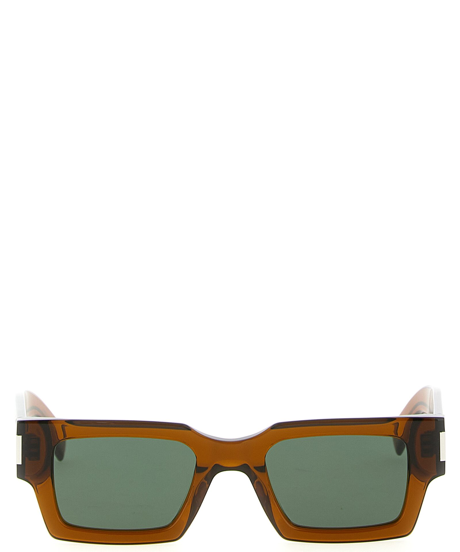 Saint Laurent Brown Acetate Sunglasses