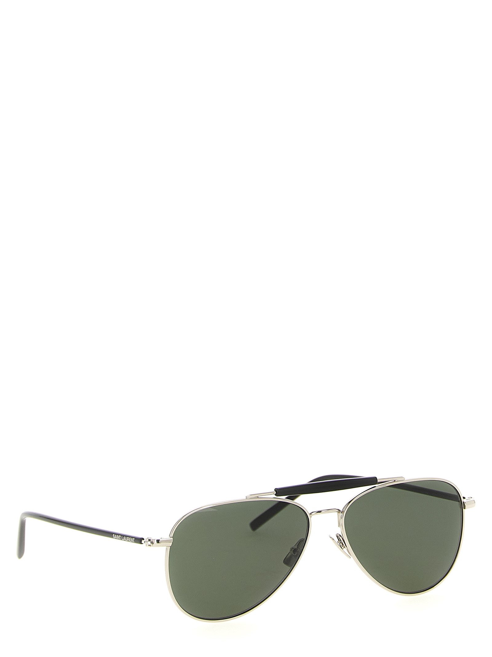 Saint Laurent Silver Acetate Sunglasses Saint Laurent Silver Acetate Sunglasses - Image 2