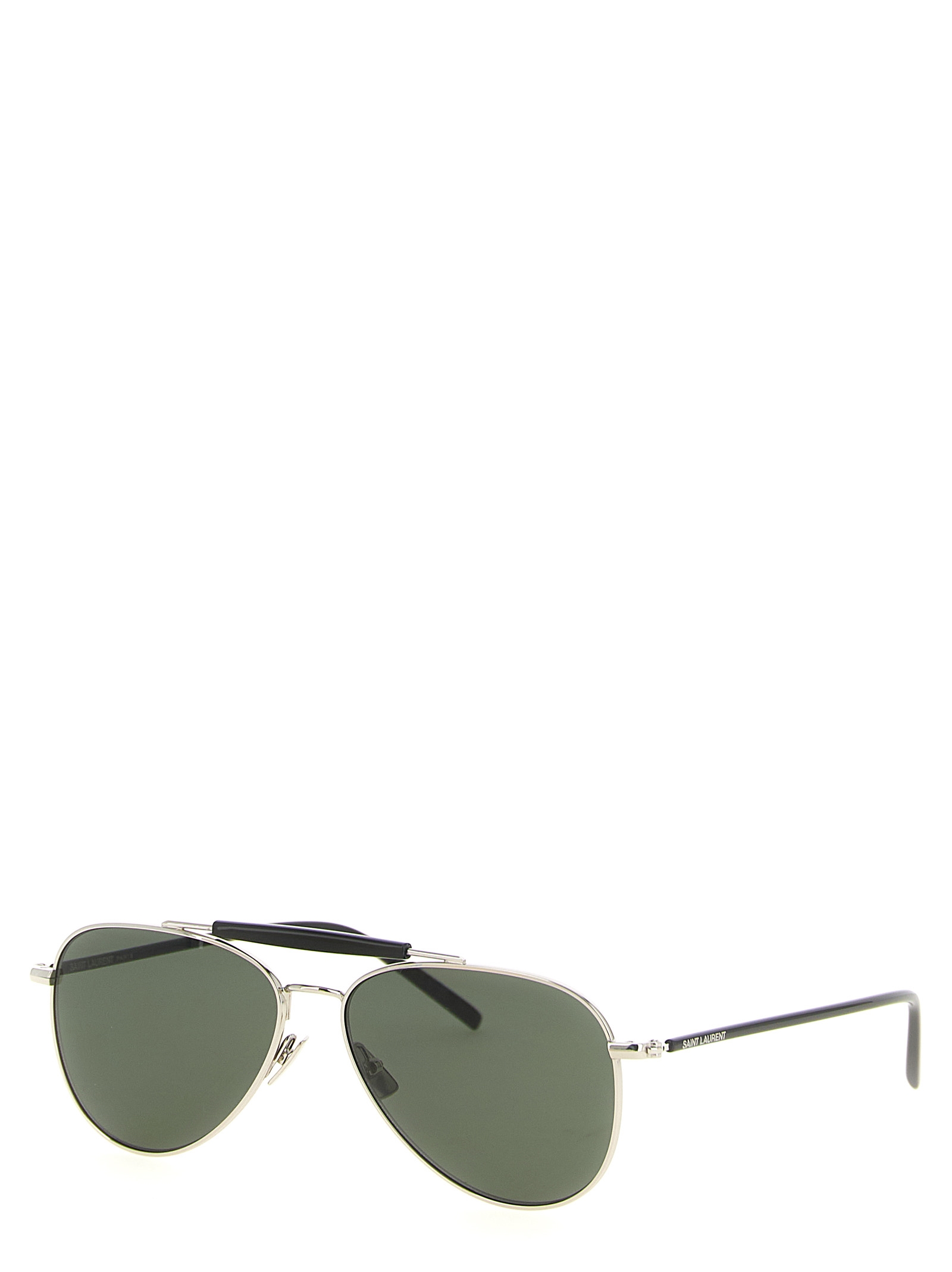 Saint Laurent Silver Acetate Sunglasses Saint Laurent Silver Acetate Sunglasses - Image 3