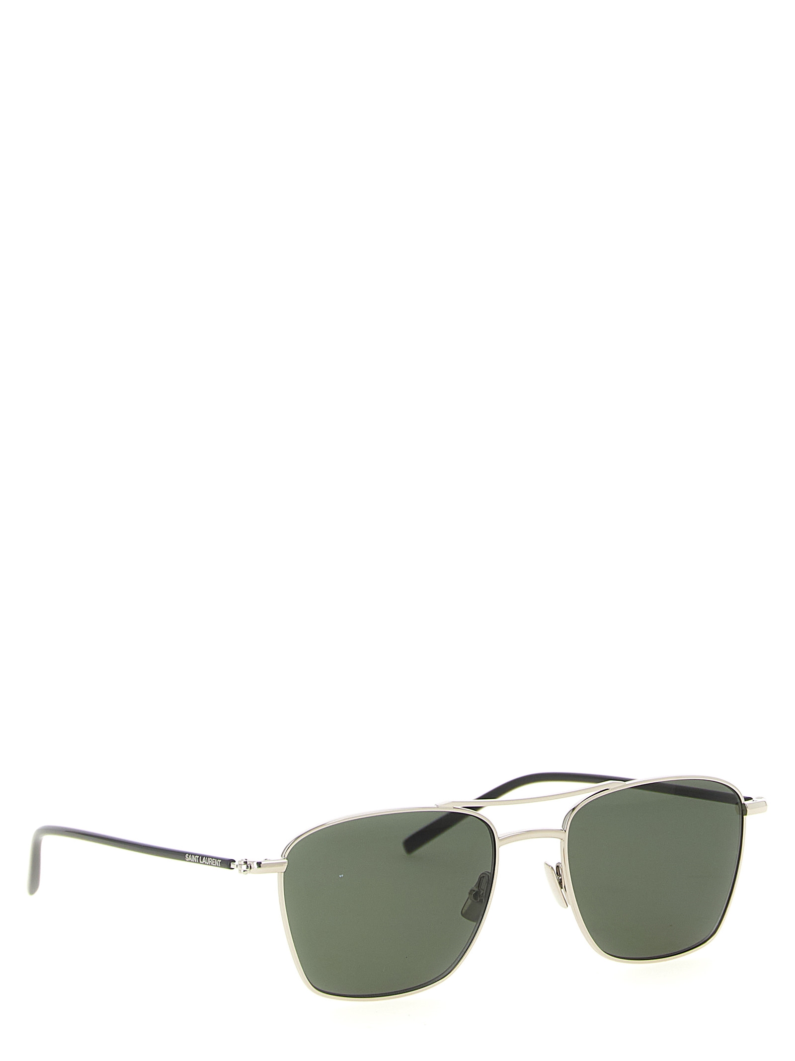 Saint Laurent Silver Acetate Sunglasses Saint Laurent Silver Acetate Sunglasses - Image 2