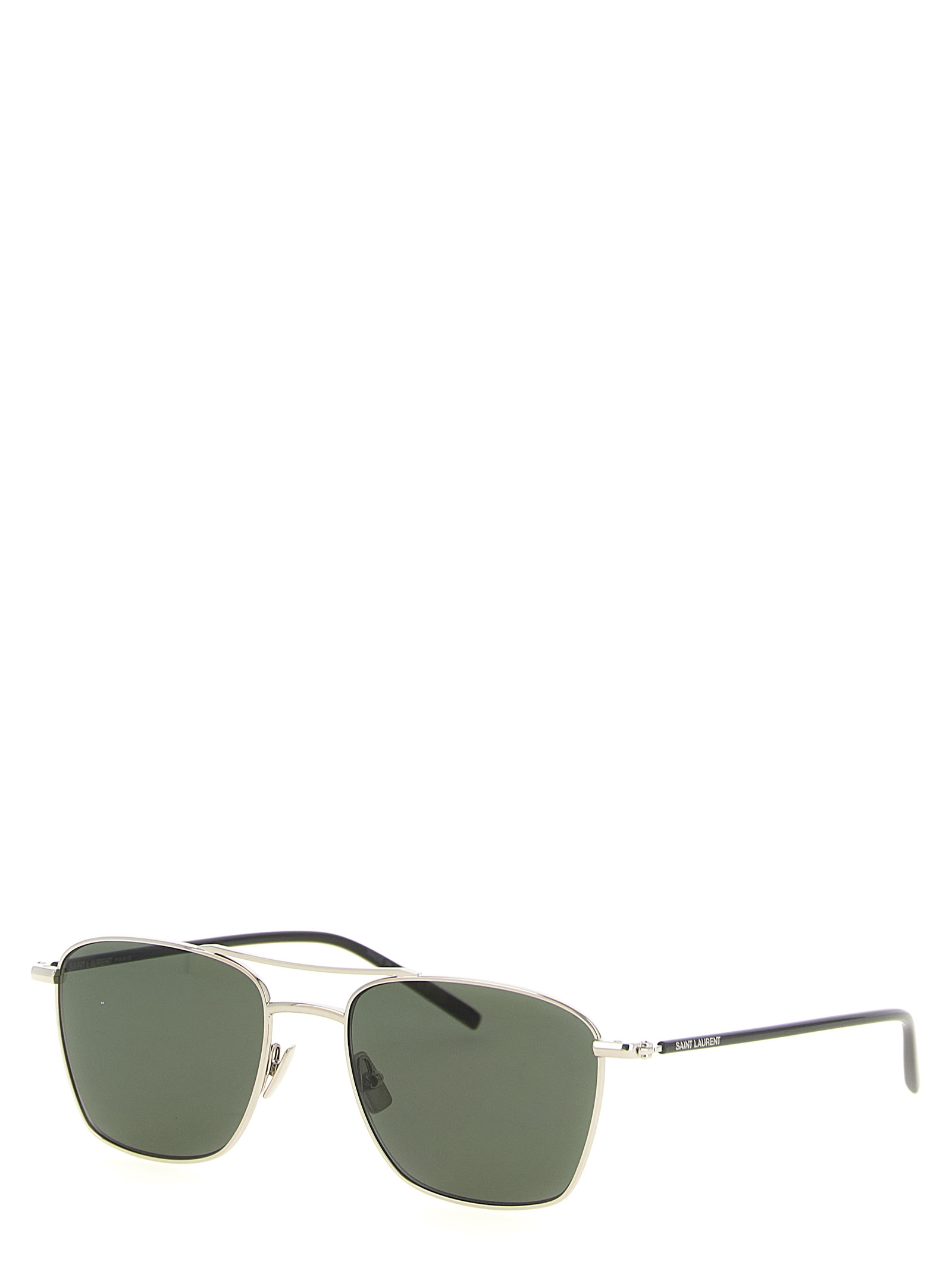 Saint Laurent Silver Acetate Sunglasses Saint Laurent Silver Acetate Sunglasses - Image 3