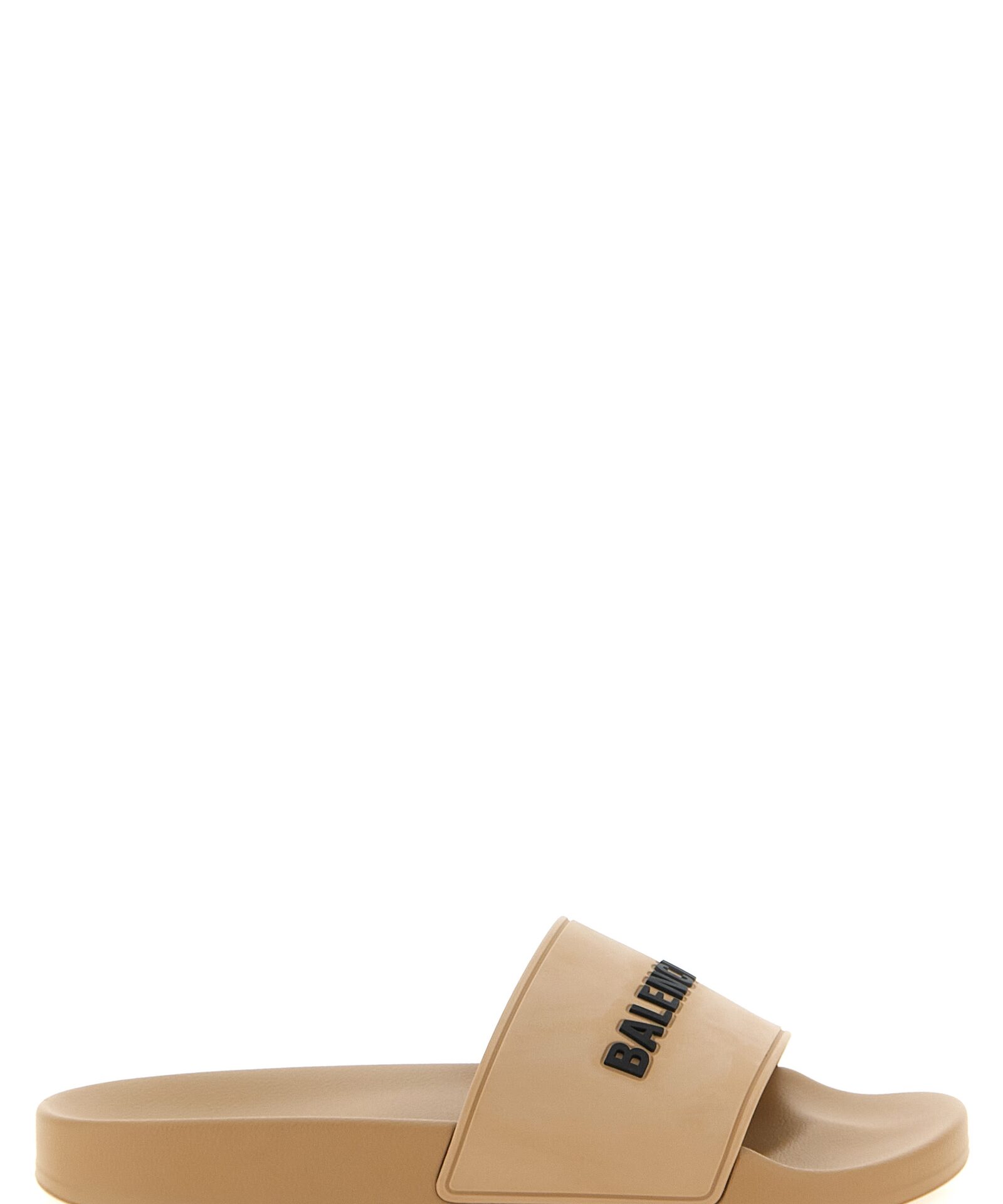 Balenciaga Beige Plastic Slides