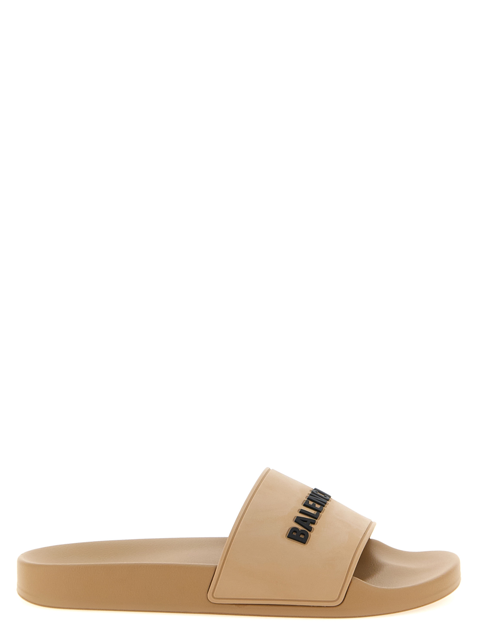 Balenciaga Beige Plastic Slides Balenciaga Beige Plastic Slides