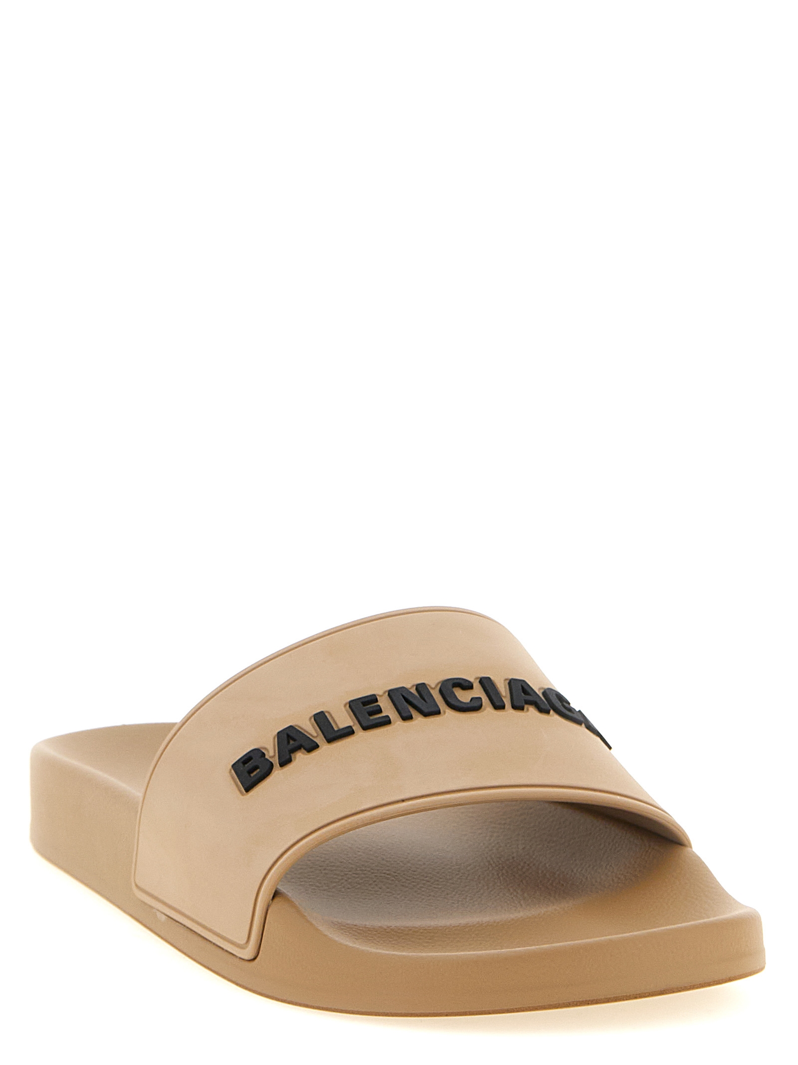 Balenciaga Beige Plastic Slides Balenciaga Beige Plastic Slides - Image 2
