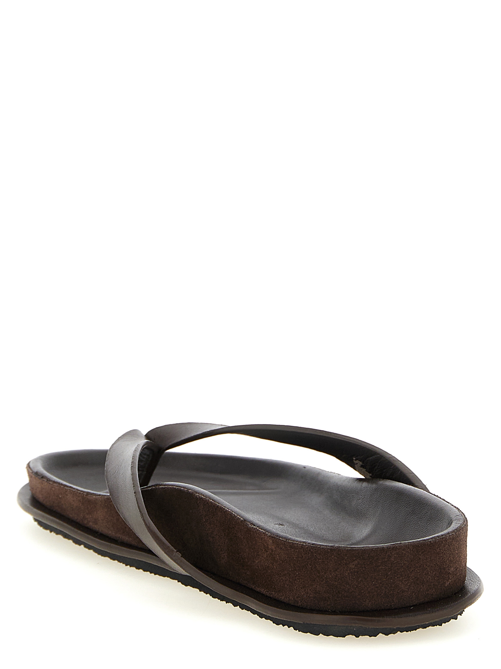 Jacquemus Brown Cowhide Slides Jacquemus Brown Cowhide Slides - Image 3