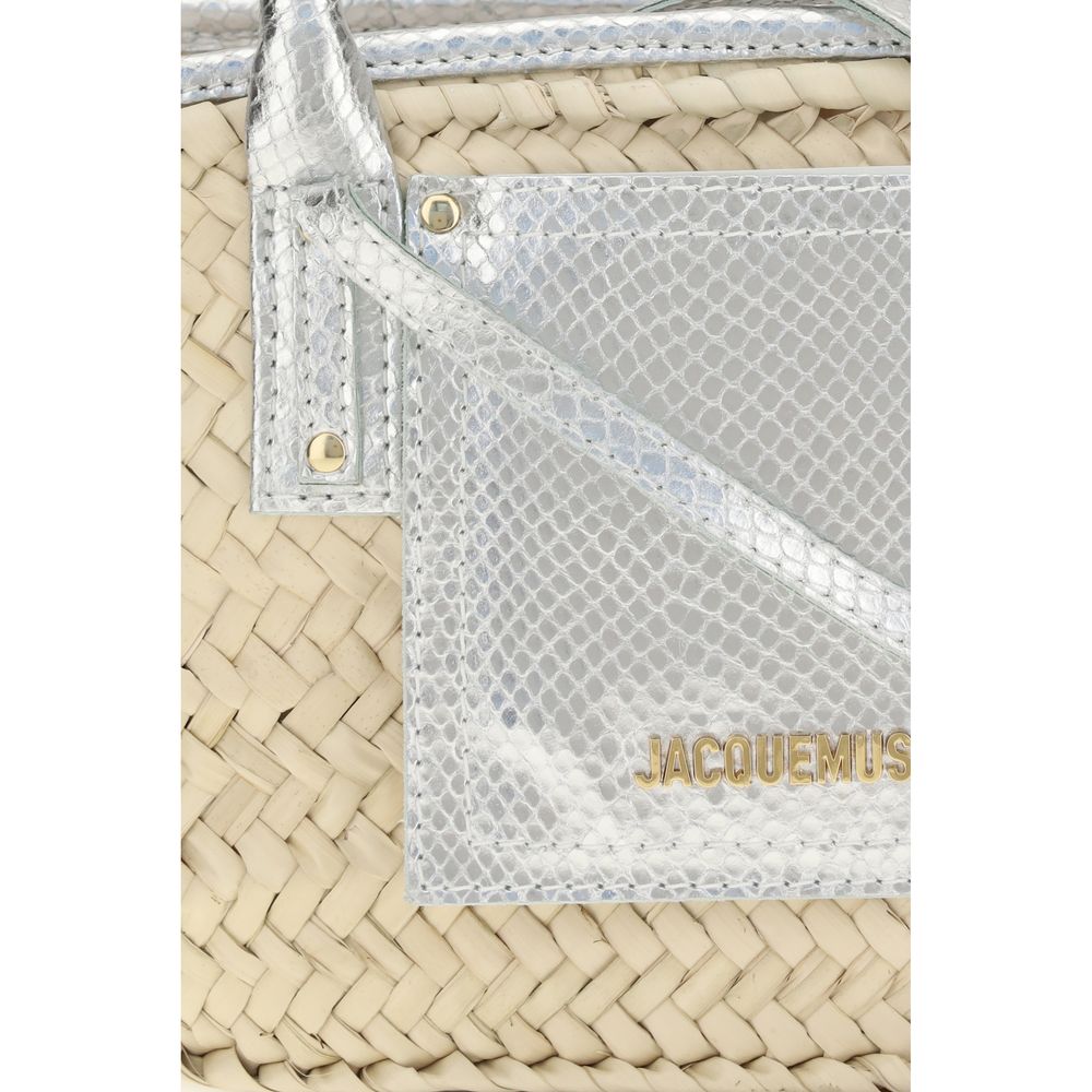 Jacquemus Beige Raffia Handbag Jacquemus Beige Raffia Handbag - Image 4