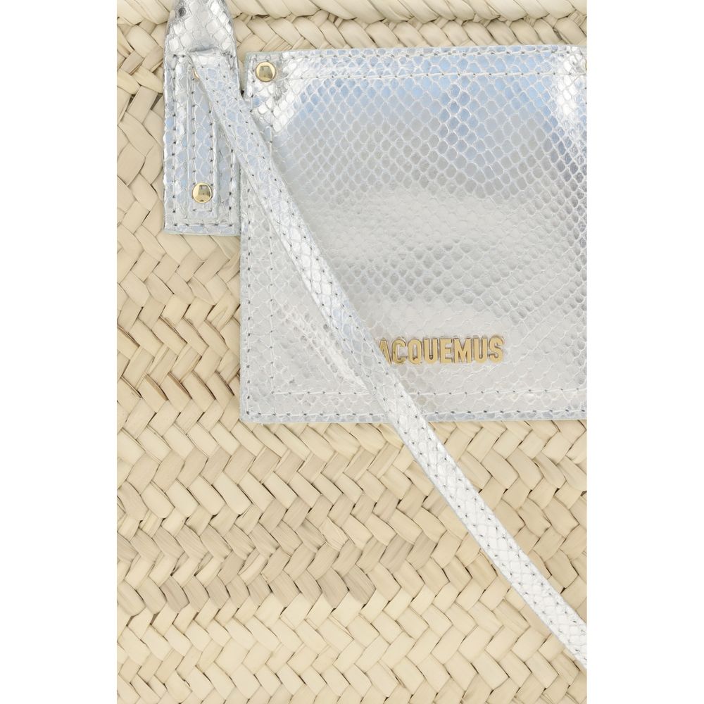 Jacquemus Beige Raffia Handbag Jacquemus Beige Raffia Handbag - Image 4