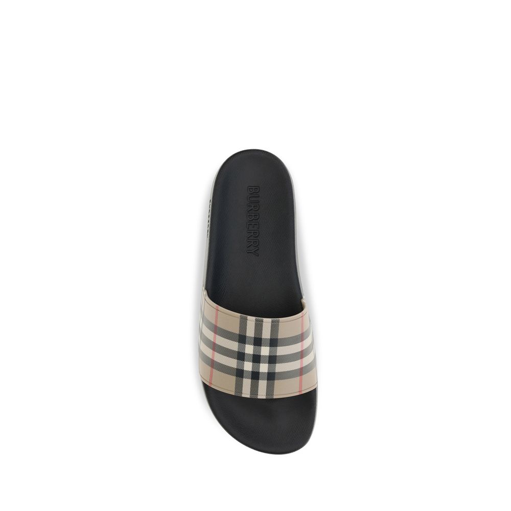 Burberry juodos guminės įspiriamos šlepetės Burberry juodos guminės įspiriamos šlepetės - Image 4