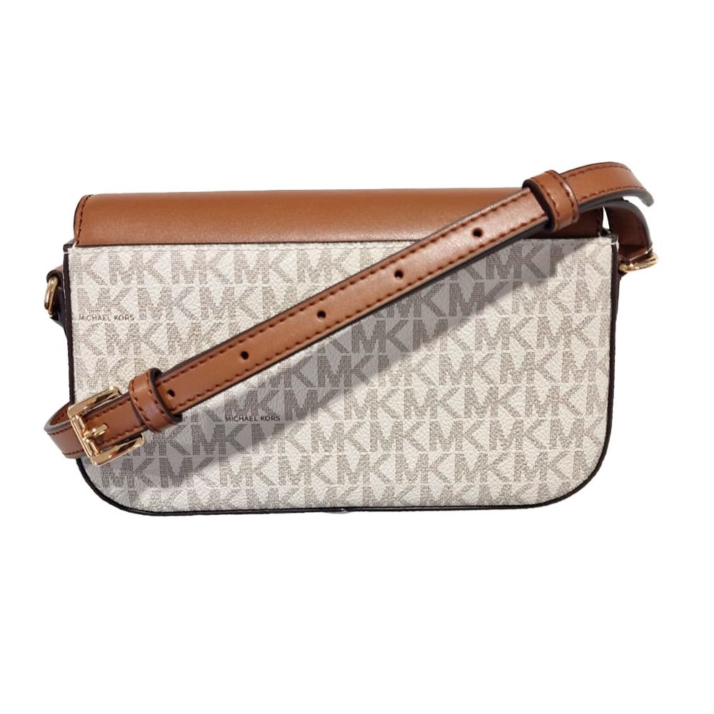 Michael Kors Beige Leather Crossbody Bag Michael Kors Beige Leather Crossbody Bag - Image 2