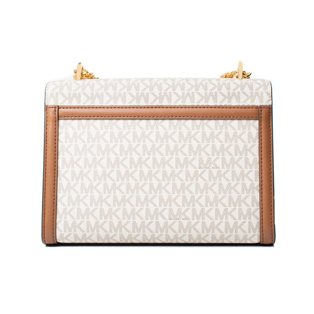 Michael Kors Beige Canvas Shoulder Bag Michael Kors Beige Canvas Shoulder Bag - Image 2