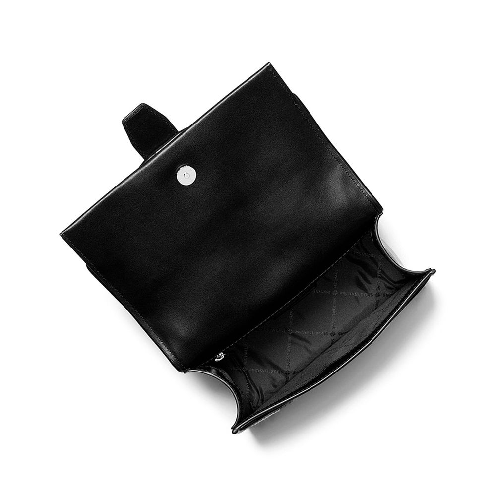 Michael Kors Black Leather Shoulder Bag Michael Kors Black Leather Shoulder Bag - Image 3