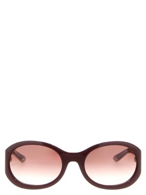 Gucci bordo spalvos acetato akiniai nuo saulės