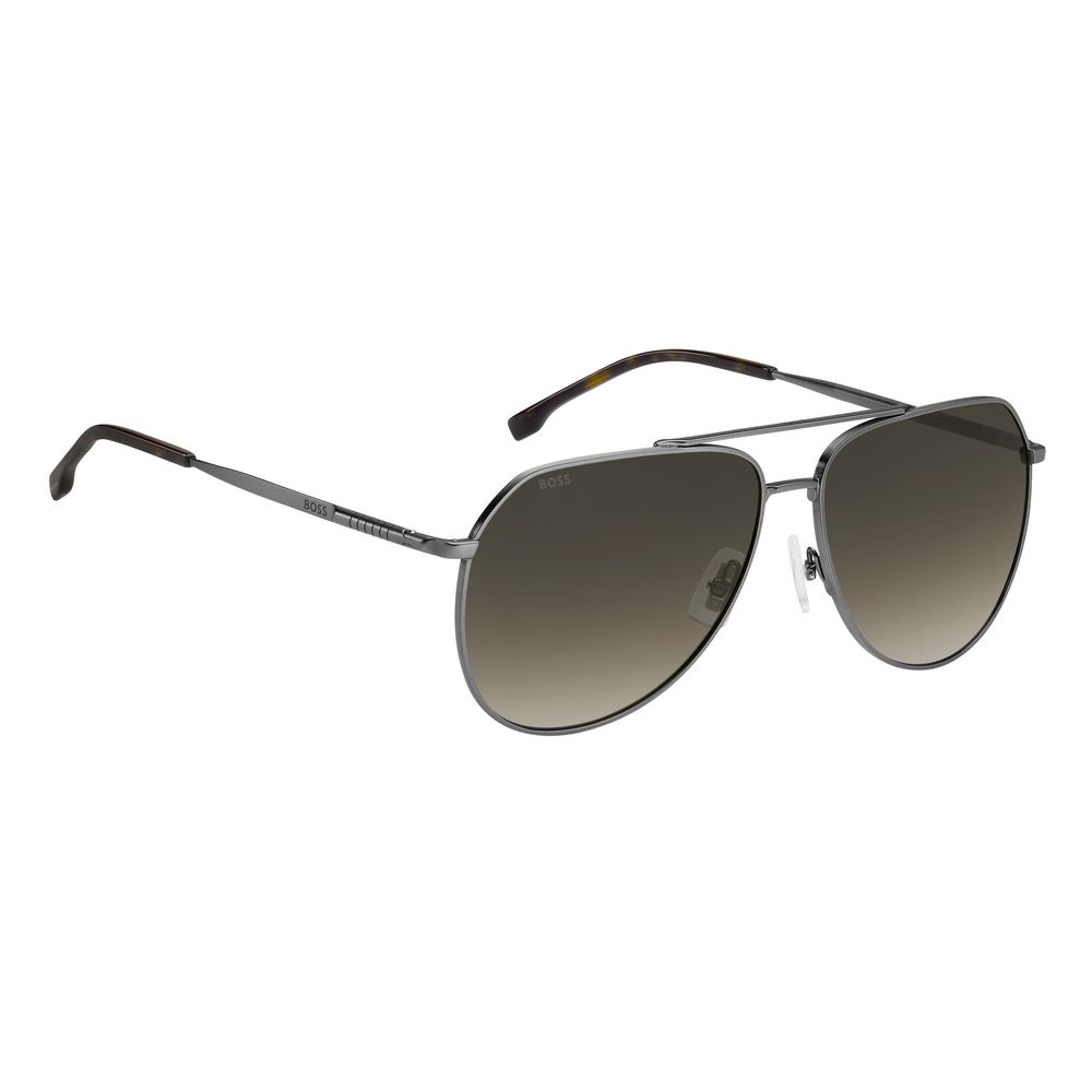 Hugo Boss Gray Metal Sunglasses Hugo Boss Gray Metal Sunglasses - Image 3