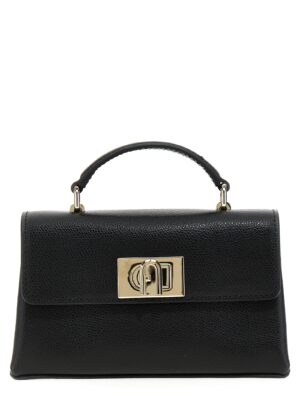 Furla Black Leather Crossbody Bag