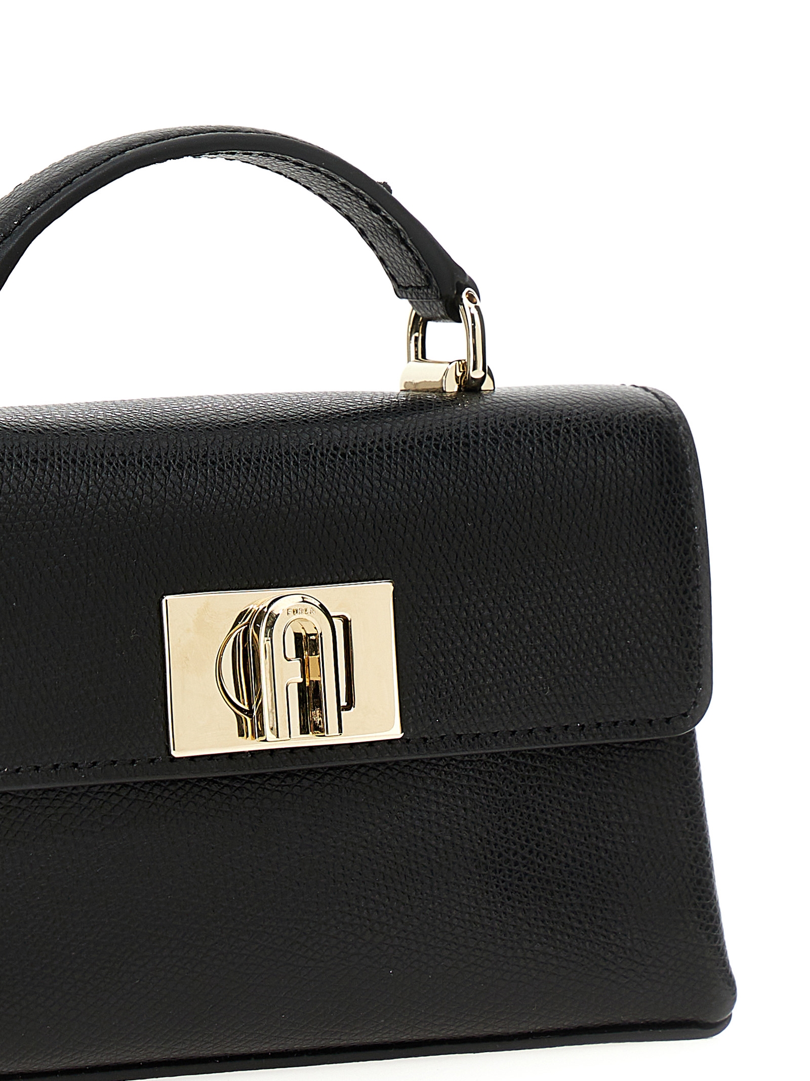 Furla Black Leather Crossbody Bag Furla Black Leather Crossbody Bag - Image 3