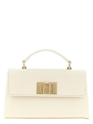 Furla White Leather Crossbody Bag
