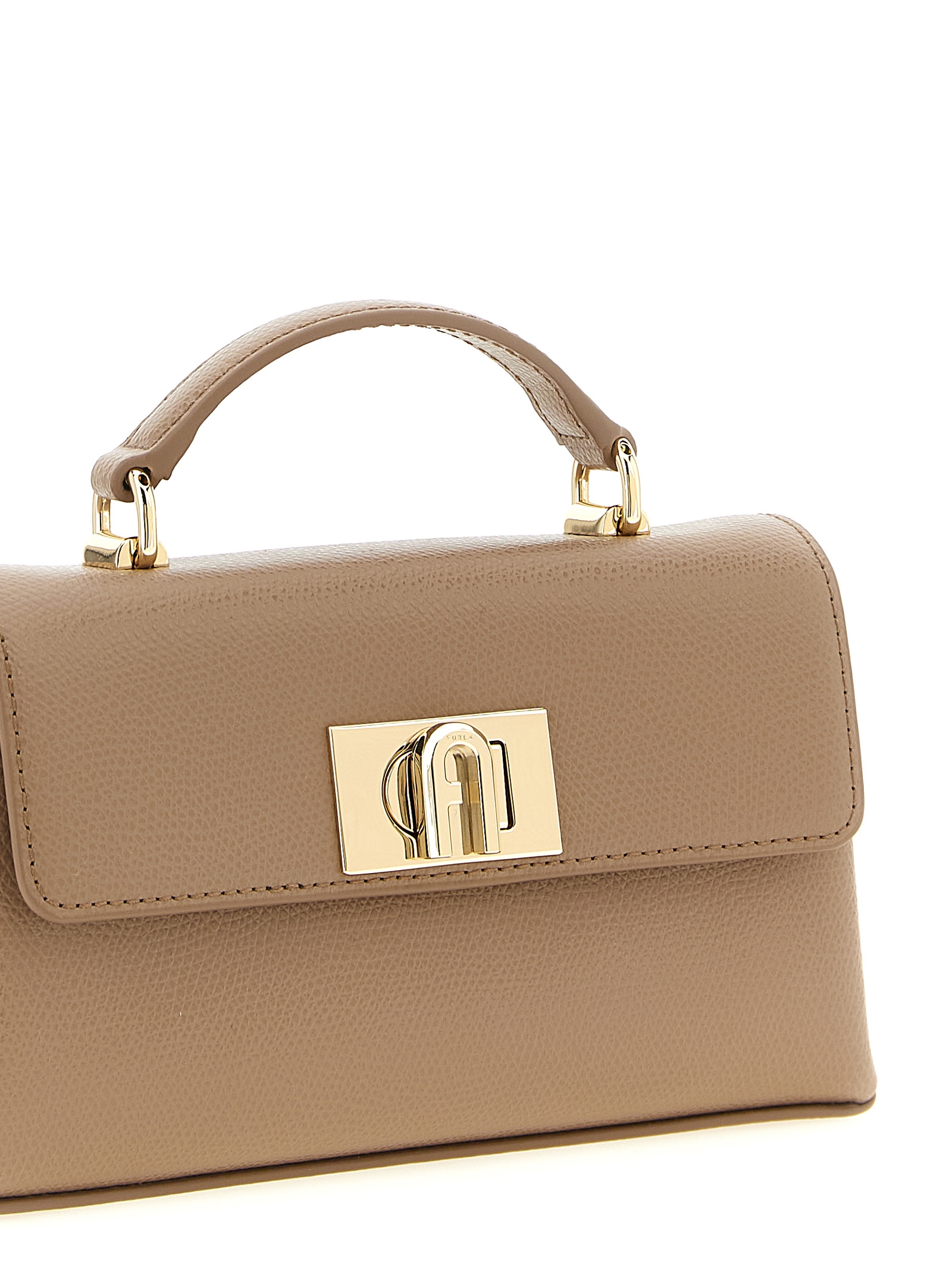 Furla Beige Calfskin Crossbody Bag Furla Beige Calfskin Crossbody Bag - Image 3