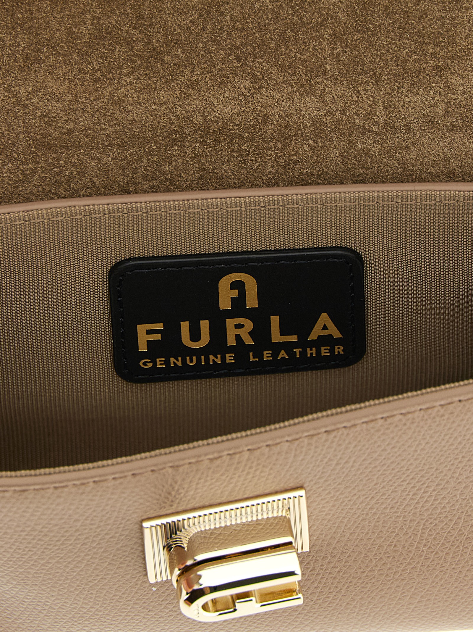Furla Beige Calfskin Crossbody Bag Furla Beige Calfskin Crossbody Bag - Image 4