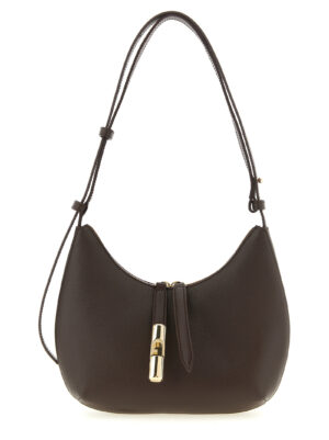 Furla Brown Calfskin Shoulder Bag