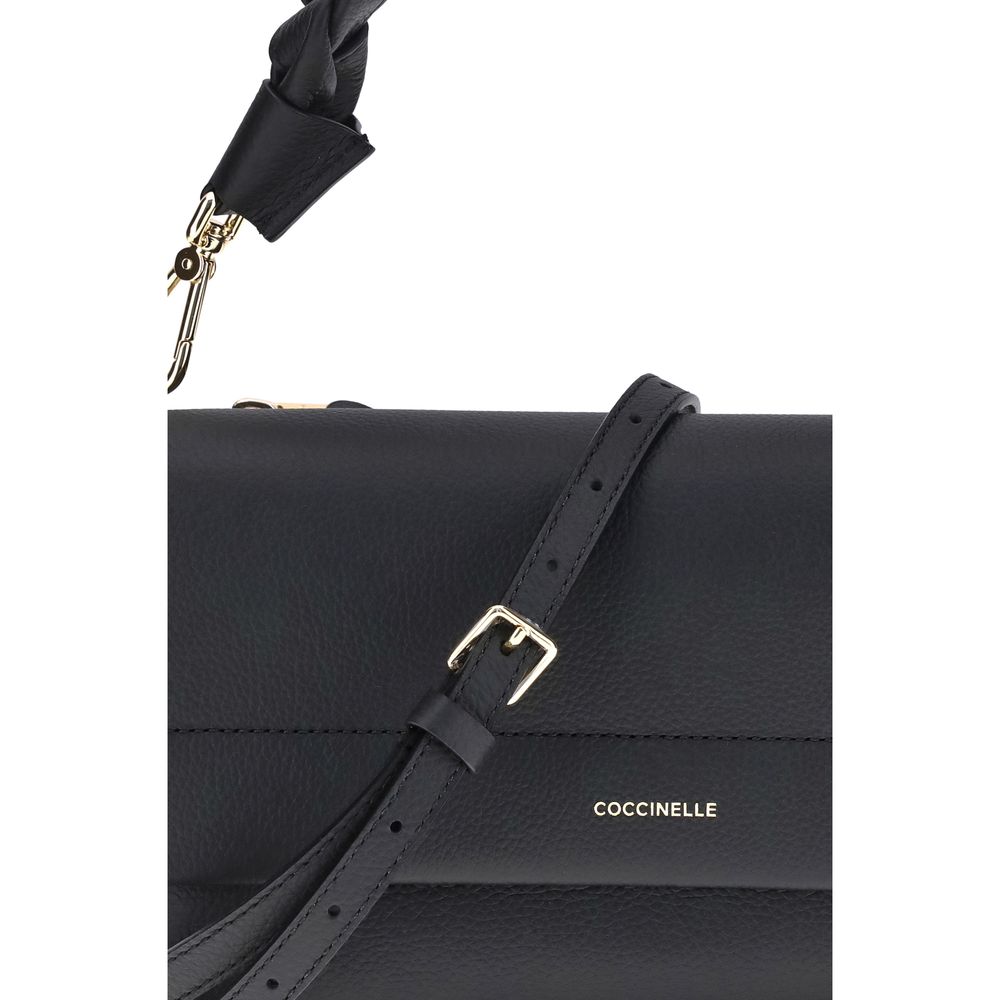 Coccinelle Black Calf Leather Bos Taurus Shoulder Bag Coccinelle Black Calf Leather Bos Taurus Shoulder Bag - Image 4