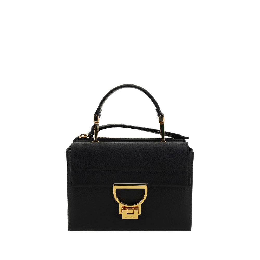 Coccinelle Black Calf Leather Bos Taurus Shoulder Bag Coccinelle Black Calf Leather Bos Taurus Shoulder Bag