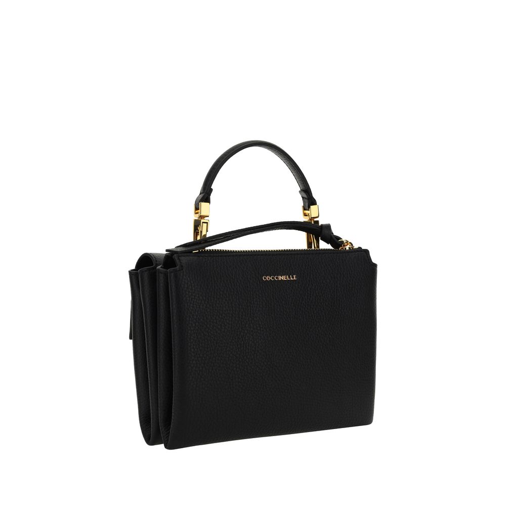 Coccinelle Black Calf Leather Bos Taurus Shoulder Bag Coccinelle Black Calf Leather Bos Taurus Shoulder Bag - Image 3