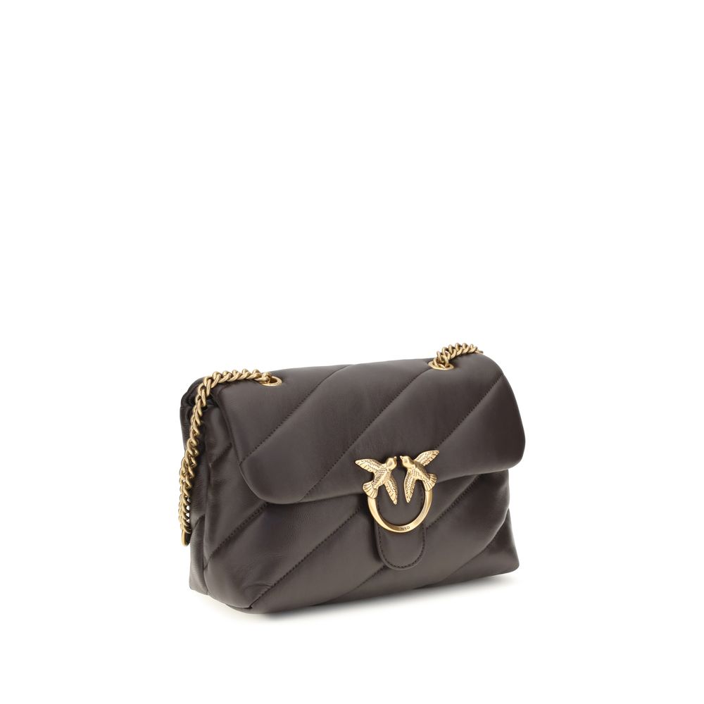 PINKO Brown Calf Leather Bos Taurus Shoulder Bag PINKO Brown Calf Leather Bos Taurus Shoulder Bag - Image 2