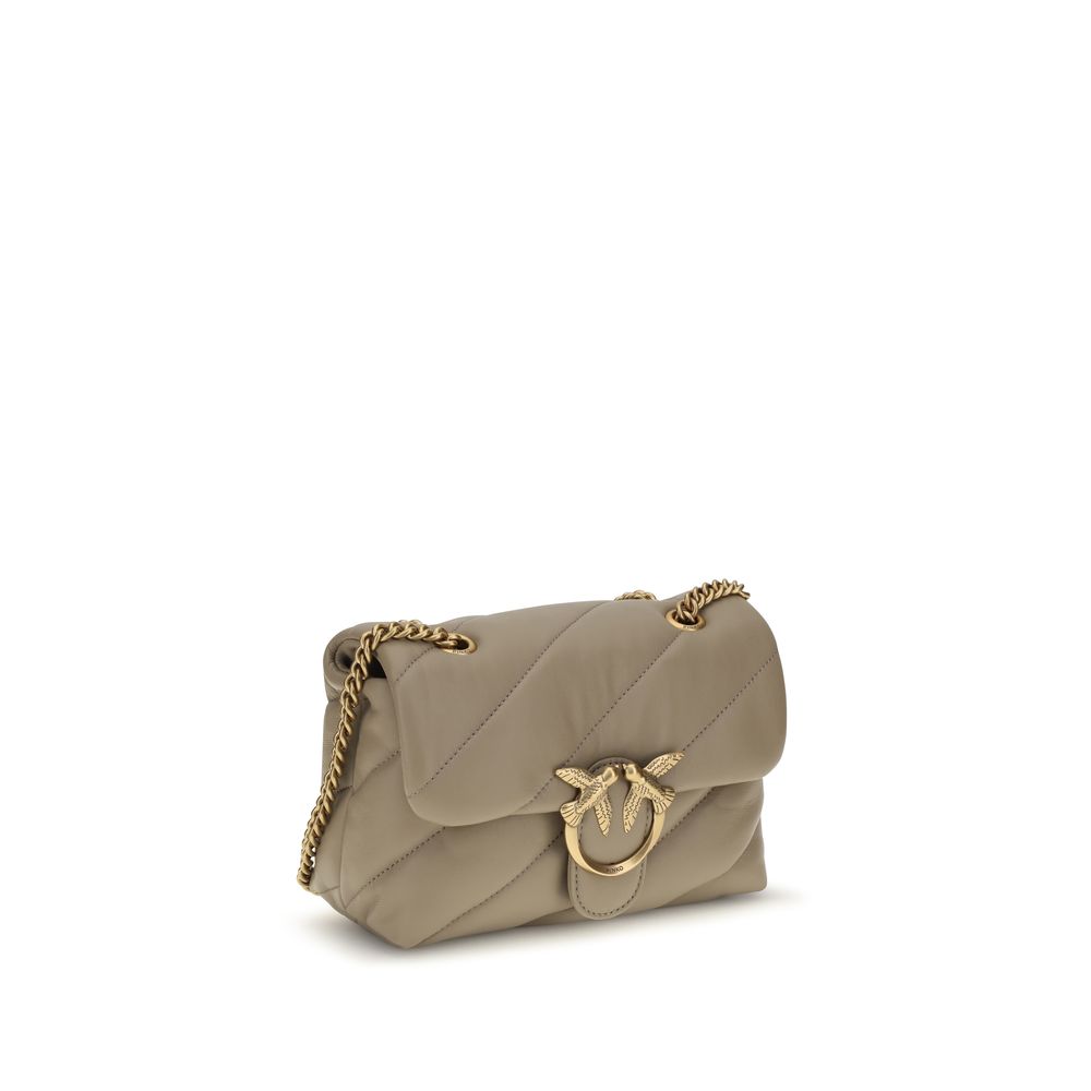 PINKO Beige Calf Leather Bos Taurus Shoulder Bag PINKO Beige Calf Leather Bos Taurus Shoulder Bag - Image 2