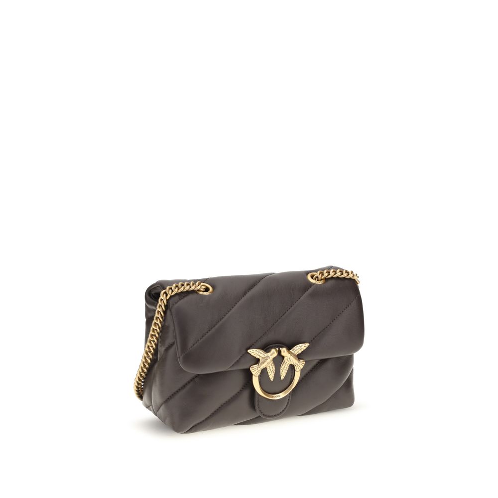 PINKO Brown Calf Leather Bos Taurus Shoulder Bag PINKO Brown Calf Leather Bos Taurus Shoulder Bag - Image 2