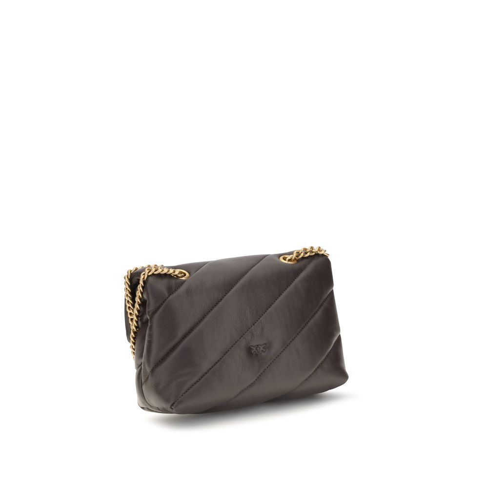 PINKO Brown Calf Leather Bos Taurus Shoulder Bag PINKO Brown Calf Leather Bos Taurus Shoulder Bag - Image 3