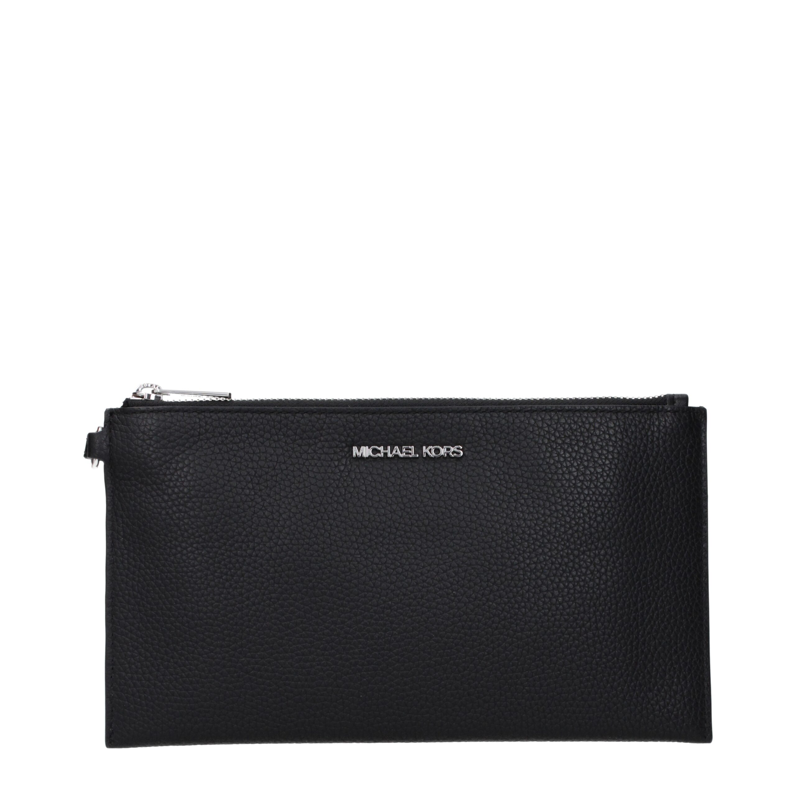 Michael Kors Black Leather Clutch Bag Michael Kors Black Leather Clutch Bag