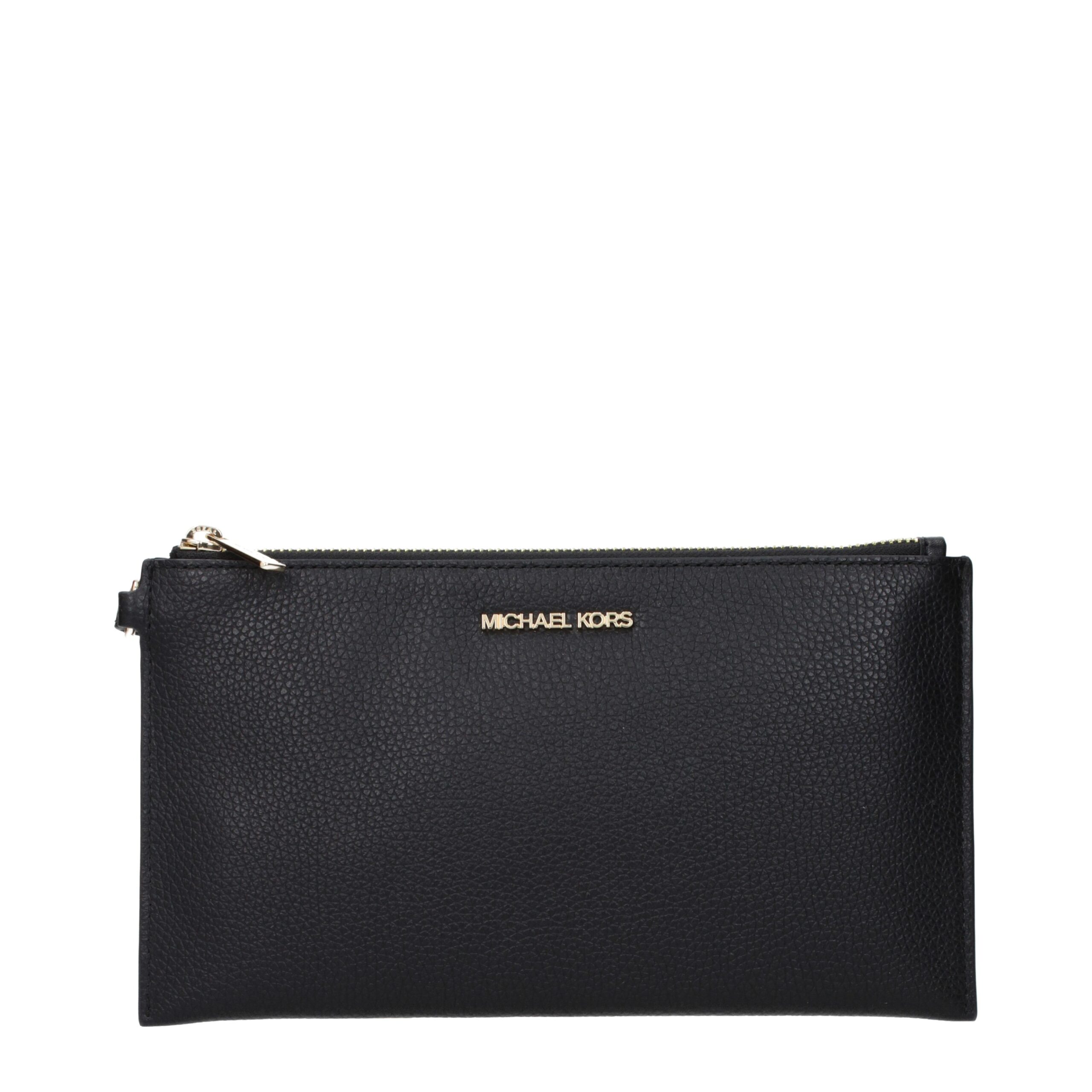 Michael Kors Black Leather Clutch Bag Michael Kors Black Leather Clutch Bag