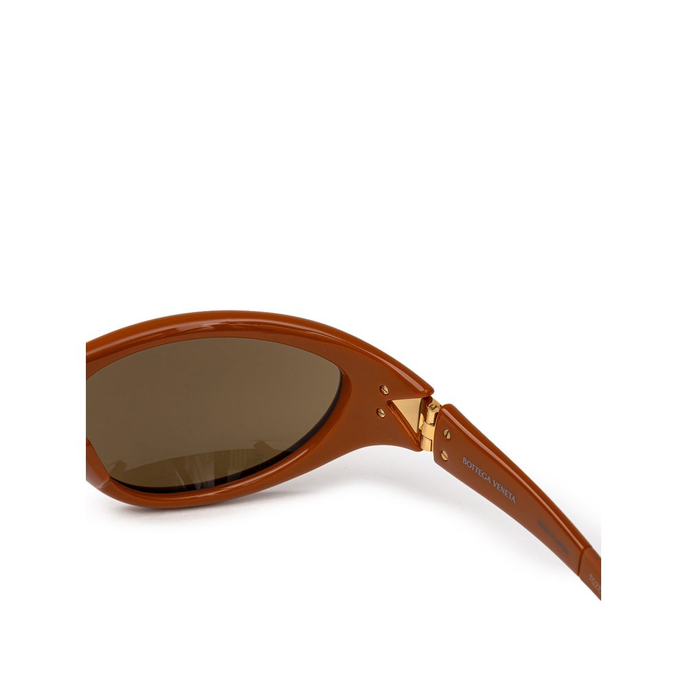 Bottega Veneta Brown Acetate Sunglasses Bottega Veneta Brown Acetate Sunglasses - Image 4