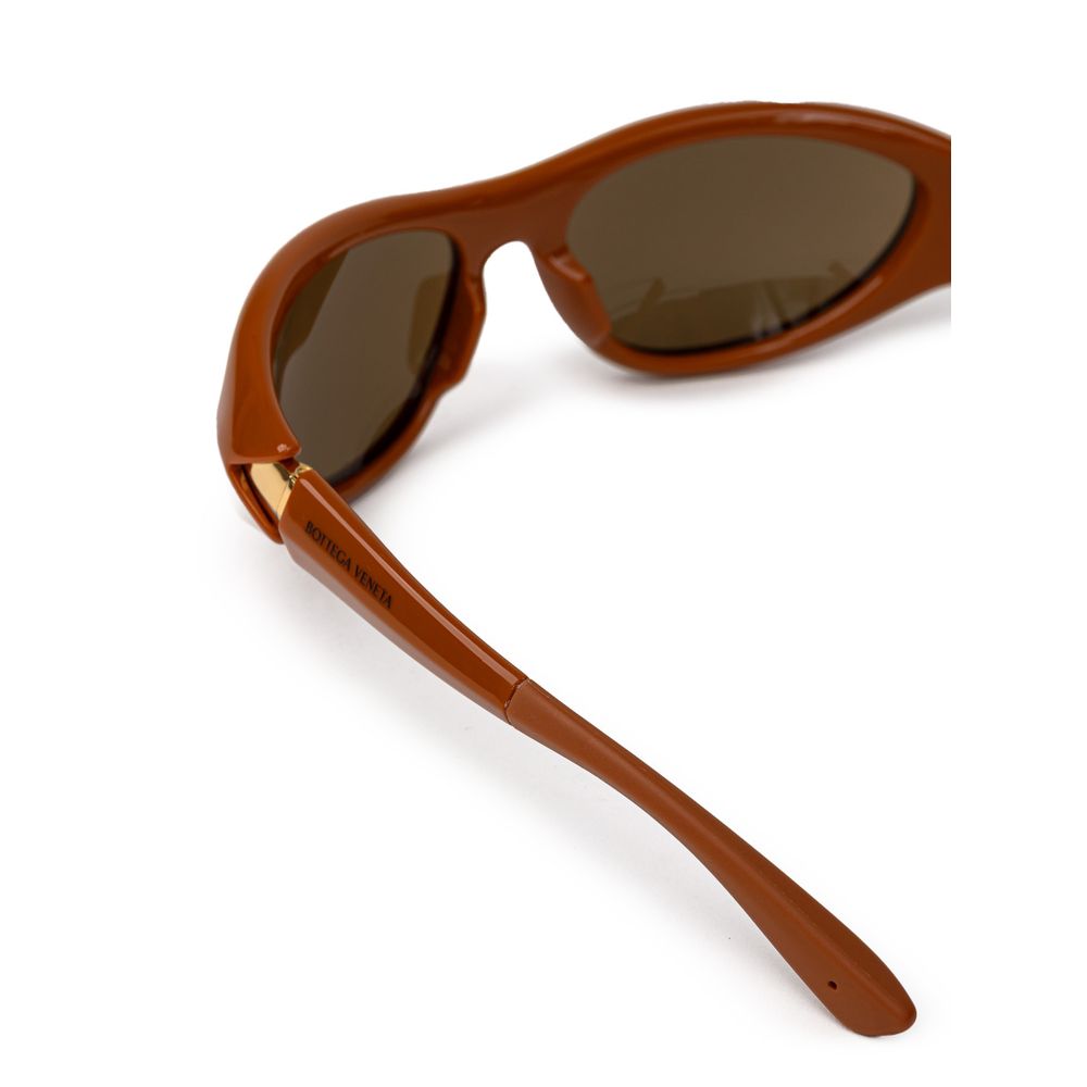 Bottega Veneta Brown Acetate Sunglasses Bottega Veneta Brown Acetate Sunglasses - Image 5