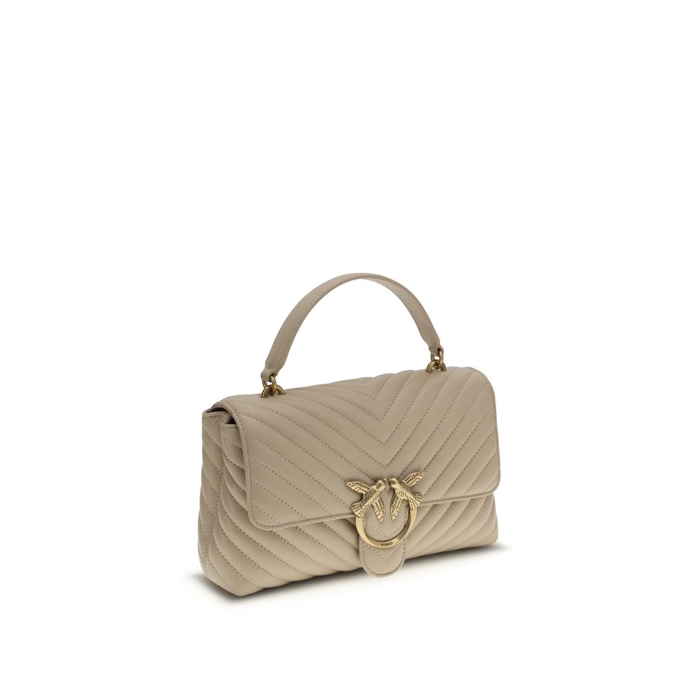 PINKO Beige Calf Leather Bos Taurus Handbag PINKO Beige Calf Leather Bos Taurus Handbag - Image 2