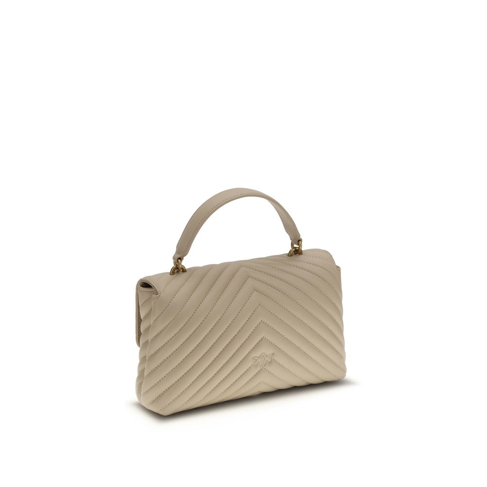 PINKO Beige Calf Leather Bos Taurus Handbag PINKO Beige Calf Leather Bos Taurus Handbag - Image 3