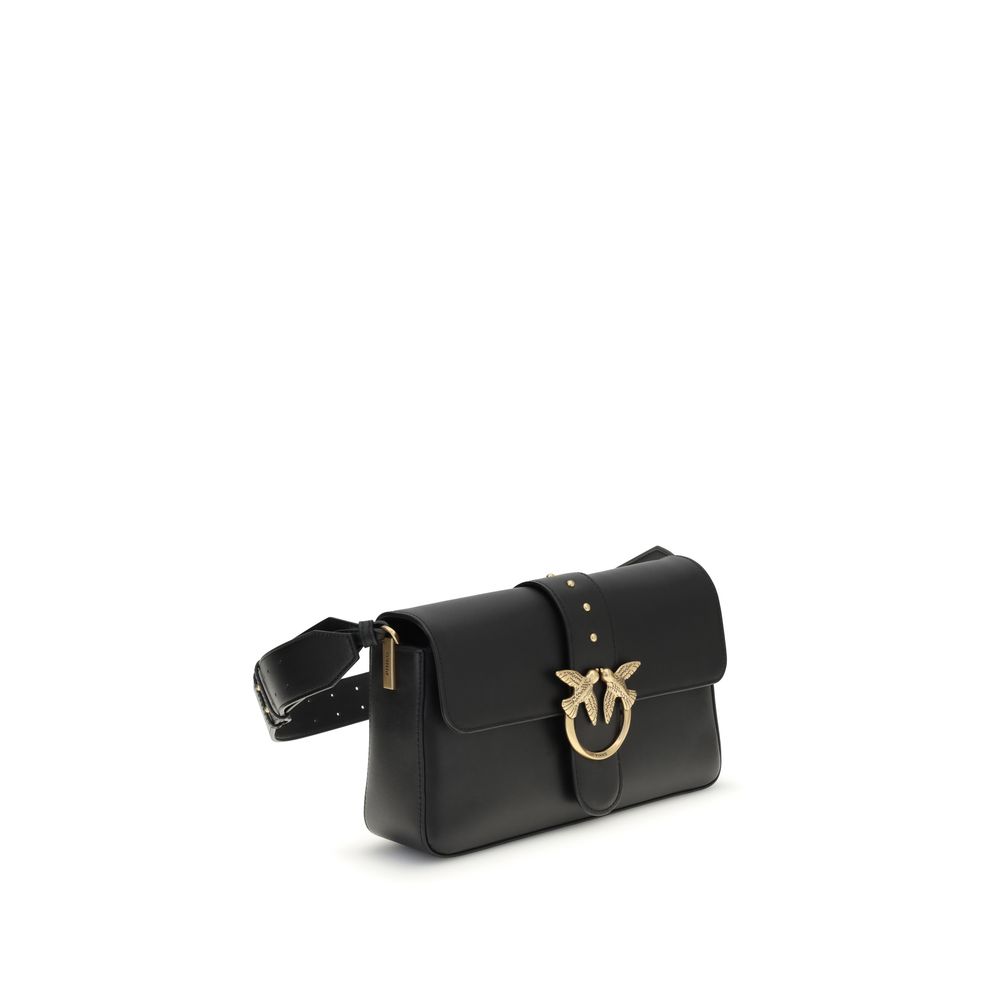 PINKO Black Leather Shoulder Bag PINKO Black Leather Shoulder Bag - Image 2
