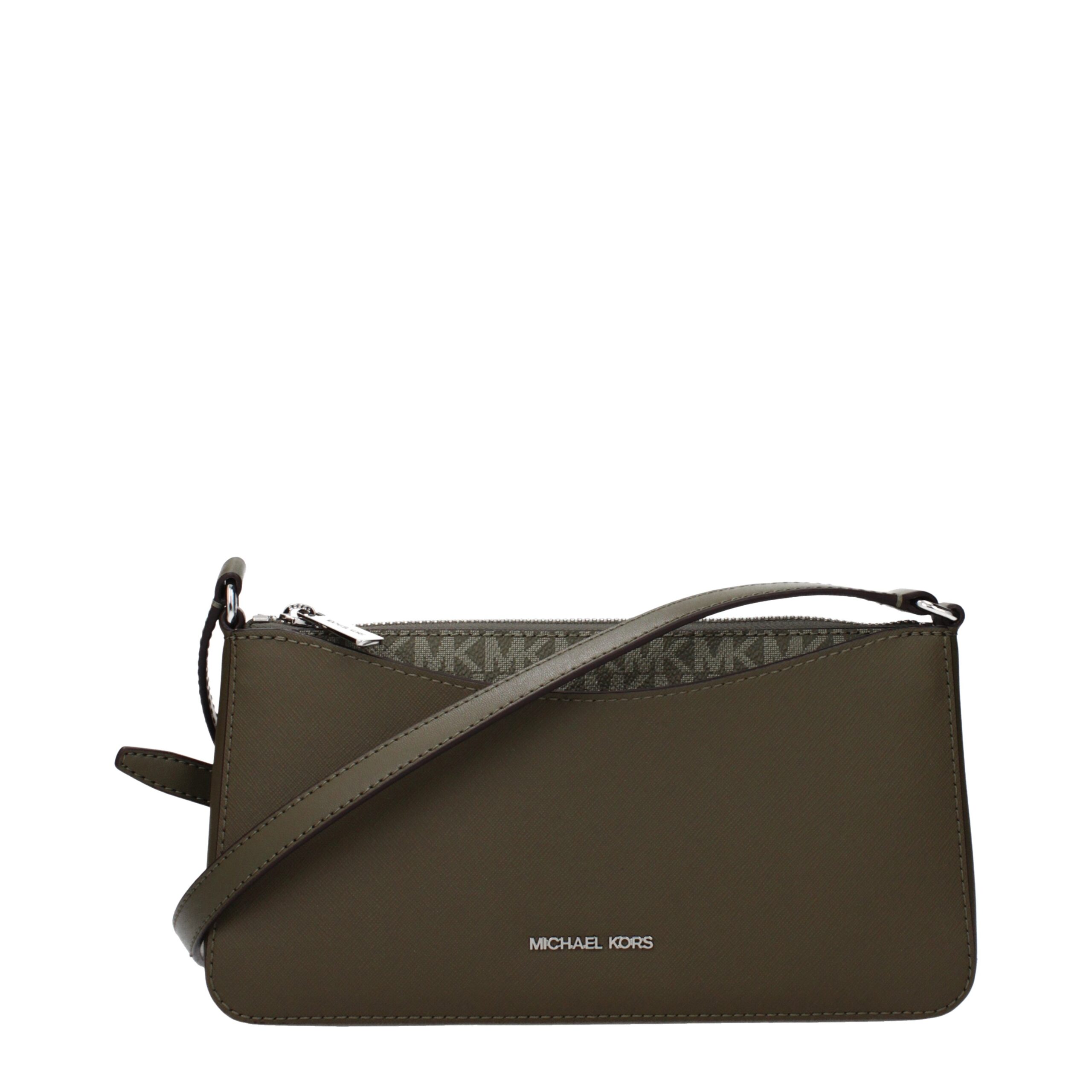 Michael Kors Green Fabric Crossbody Bag Michael Kors Green Fabric Crossbody Bag