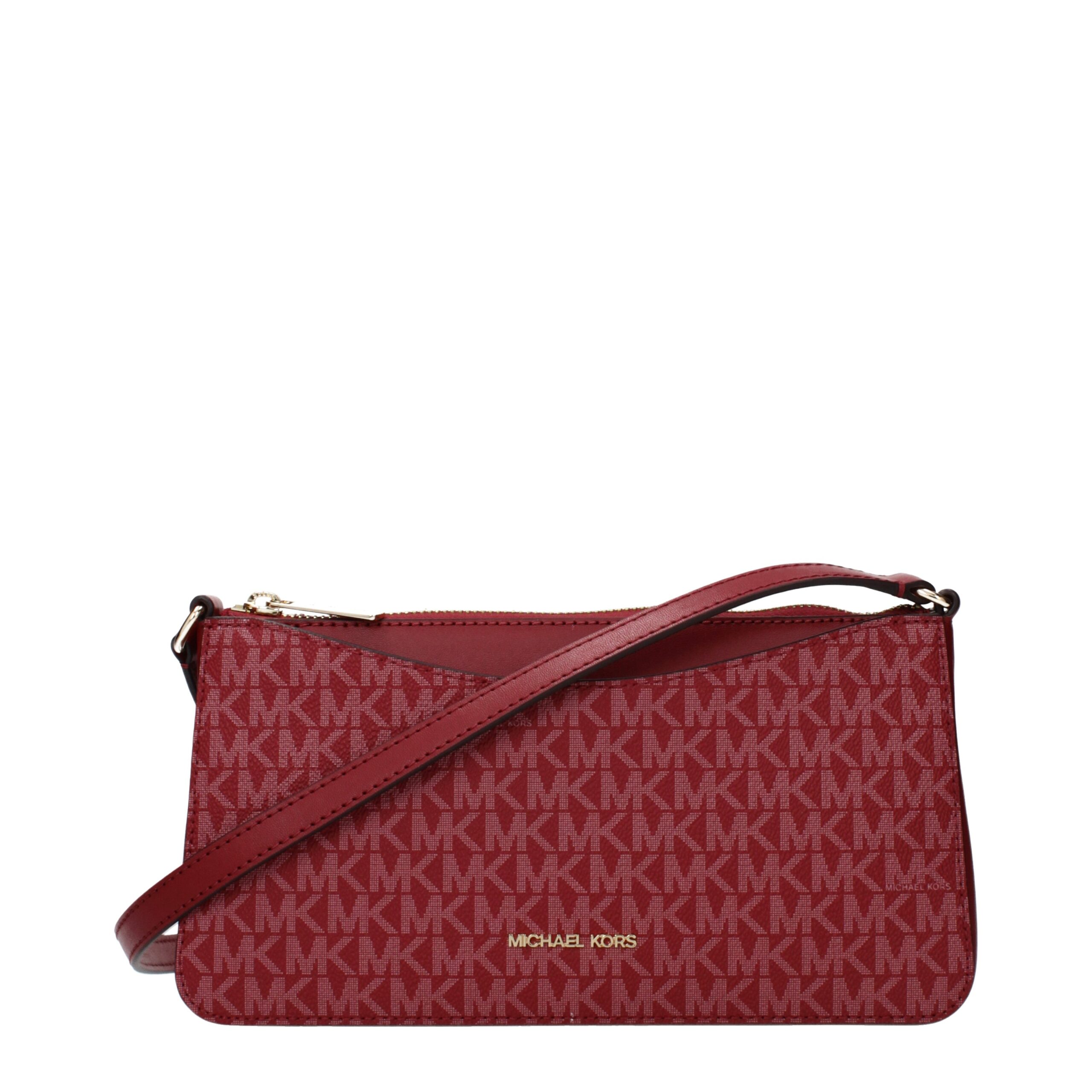 Michael Kors Red Fabric Crossbody Bag Michael Kors Red Fabric Crossbody Bag