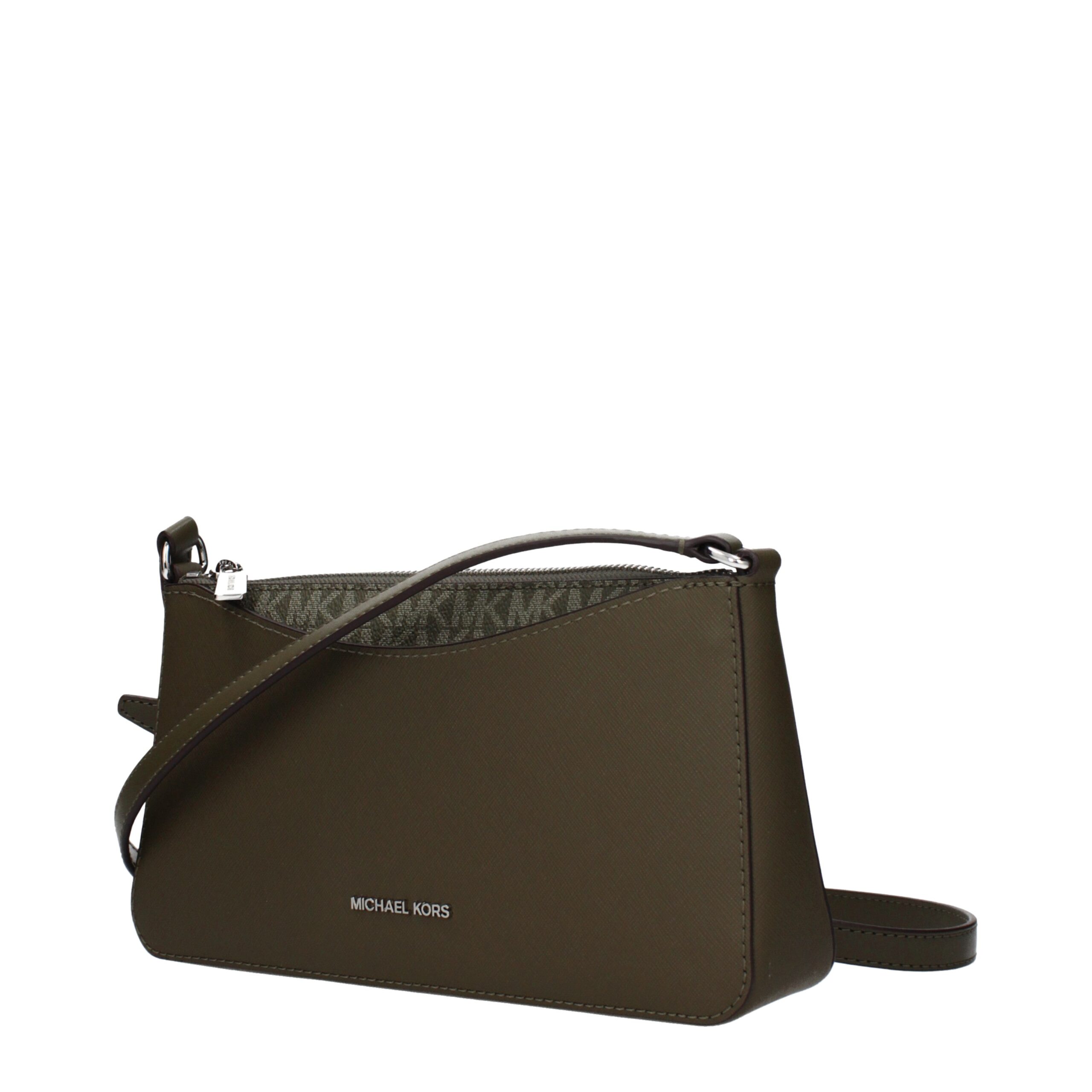 Michael Kors Green Fabric Crossbody Bag Michael Kors Green Fabric Crossbody Bag - Image 2