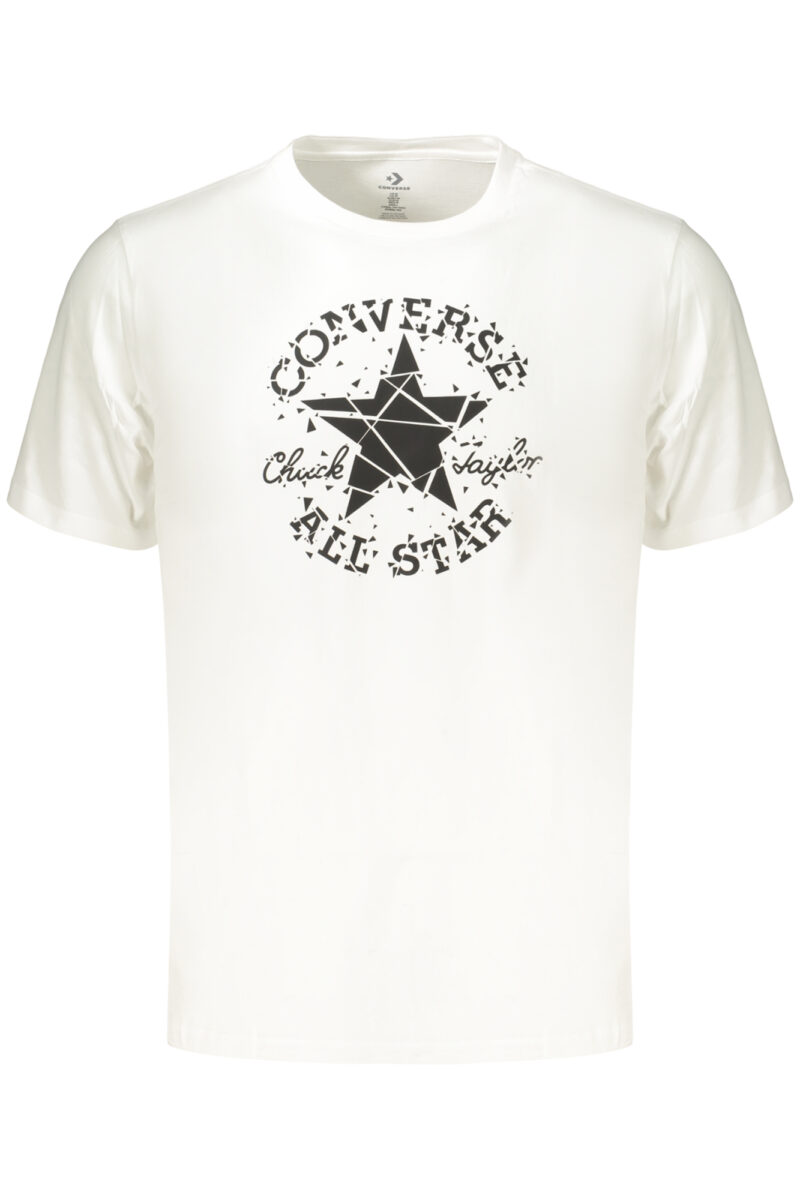 converset-shirtmanichecorteuomobianco_1 CONVERSE vyriški balti marškinėliai