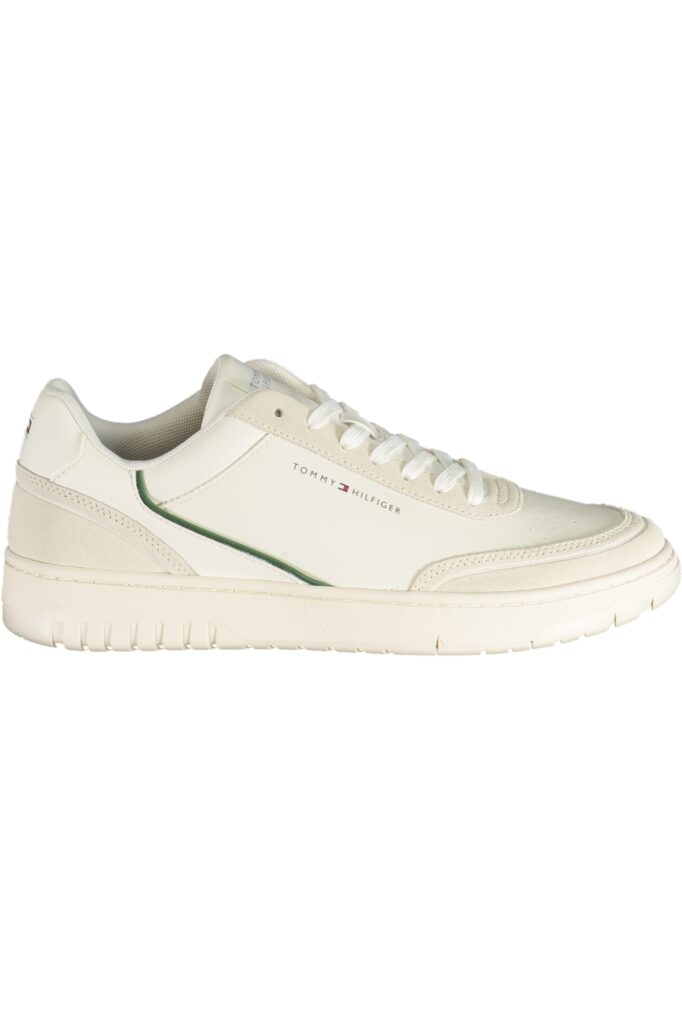 TOMMY HILFIGER vyriški balti sportiniai bateliai
